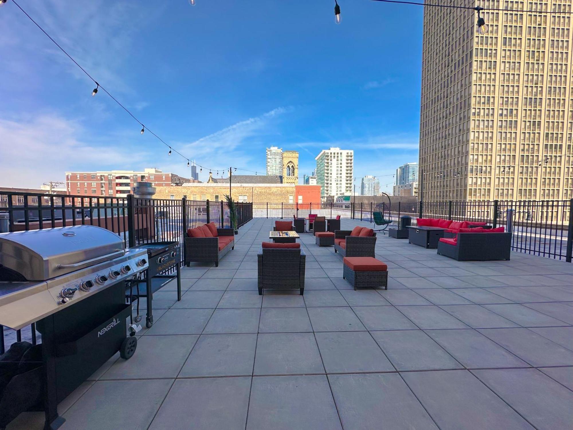 Mccormick Place 2Br Stylish Suite With Optional Parking And Gym For Up To 8 Guests Near Soldier Field And Grant Park Chicago Luaran gambar